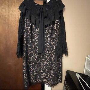 NWT Elegant Black Lace Dress